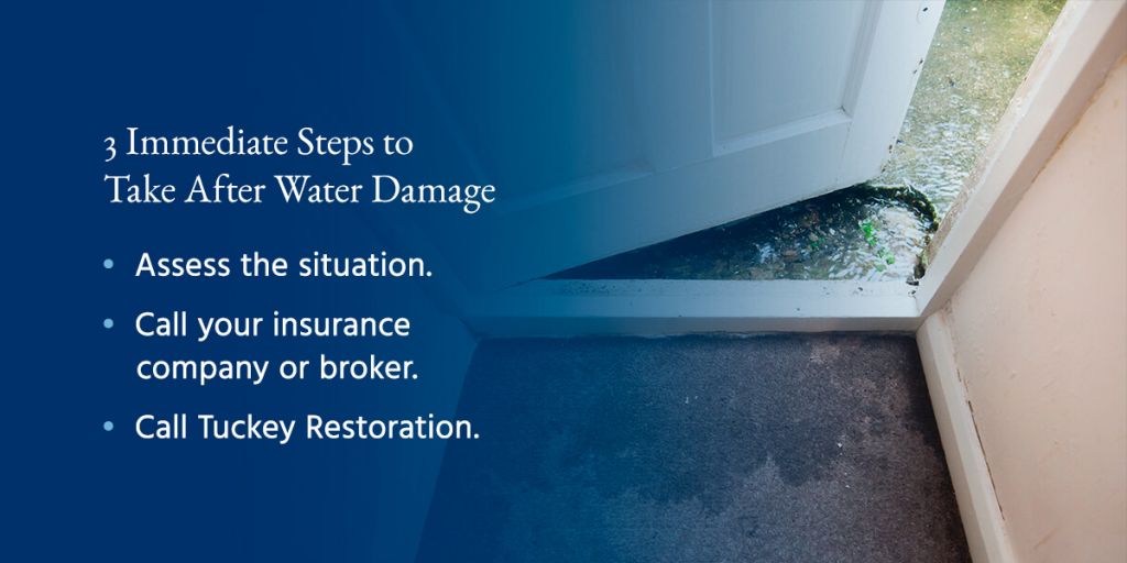 3 Immediate Steps to Take After Water Damage